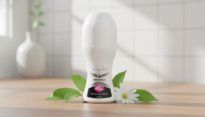 Gün Boyu Ferahlık: AVON Onduty Invisible Kadın Rollon ile Tazeliği Keşfedin